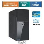 Ficha técnica e caractérísticas do produto Computador Easypc Intel Core I3 4Gb Ddr3 Hd 320Gb Hdmi Fullhd Audio 5.1