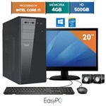 Ficha técnica e caractérísticas do produto Computador EasyPC Intel Core I3 4GB HD 500GB Monitor 19.5 Windows 10