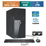 Ficha técnica e caractérísticas do produto Computador EasyPC Intel Core I3 8GB HD 2TB