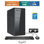 Ficha técnica e caractérísticas do produto Computador Desktop Easypc Intel Core I7 4Gb Hd 2Tb