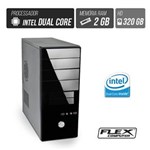 Ficha técnica e caractérísticas do produto Computador Flex Computer Starter Intel Dual Core 2Gb Hd 320Gb Áudio 5,1