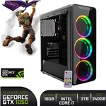 Ficha técnica e caractérísticas do produto Computador Gamer BestON Intel Core I7 (Geforce GTX 1050 2GB) 16GB RAM SSD 240GB HD 3TB Fonte 500W 80 Plus - Easypc