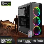 Ficha técnica e caractérísticas do produto Computador Gamer BestON Intel Core I7 (Geforce GTX 1070 8GB) 8GB RAM SSD 120GB HD 1TB Fonte 500W 80 Plus - Easypc