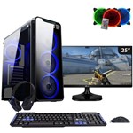 Computador Gamer FirstBlood AMD A10 9700 3.8Ghz Monitor 25 Ultrawide LG (Radeon R7) 8GB DDR4 1TB - Easypc