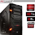 Ficha técnica e caractérísticas do produto Computador Gamer GT AMD A6 7400K, 8GB Ram, Radeon R7, 1TB