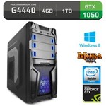 Ficha técnica e caractérísticas do produto Computador Gamer Neologic Moba Box NLI59905 Intel Core G4440 4GB (GeForce GTX 1050 2GB) 1TB Windows 8