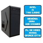 Ficha técnica e caractérísticas do produto Computador Gamer Pentium I3 7100 Quad 3.9 Ghz HDMI 4Gb Nvidia Gforce GT710
