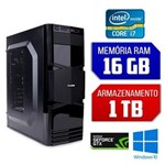 Ficha técnica e caractérísticas do produto Computador Gráfico Intel Core I7-4770 Geforce GTX 1650 RAM 16GB HD 1TB Windows 10