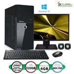 Ficha técnica e caractérísticas do produto Computador 3Green Ideal Monitor 19.5" Acer Intel Quad Core 4Gb 320Gb Mouse Teclado S Fio Windows 10