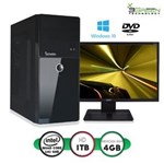 Computador 3green Ideal Monitor Led 19.5" Acer Intel Quad Core 2.42ghz 4gb Hd 1tb Dvd Windows 10