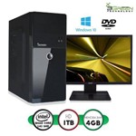 Ficha técnica e caractérísticas do produto Computador 3green Ideal Monitor Led 19.5" Acer Intel Quad Core 2.42ghz 4gb Hd 1tb Dvd Windows 10