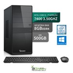 Ficha técnica e caractérísticas do produto Computador 3green Select Intel Core I5 7400 8GB 500GB Windows 10