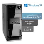 Ficha técnica e caractérísticas do produto Computador 3Green Triumph Business Desktop Intel Dualcore 4Gb Hd 320Gb Hdmi Windows 10