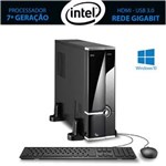 Ficha técnica e caractérísticas do produto Computador Home&Office Slim Intel Core I5 7ª Geração 7400 8GB 1TB Windows 10 e Programas de Escritório Inclusos 3green