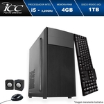 Ficha técnica e caractérísticas do produto Computador ICC IV2542k Intel Core I5 3.2 ghz 4gb HD 1 TB Kit Multimídia