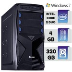 Ficha técnica e caractérísticas do produto Computador Intel Core 2 Duo 1,8 Ghz Mem 4gb HD 320gb Windows 7