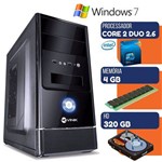 Ficha técnica e caractérísticas do produto Computador Intel Core 2 Duo 2.6ghz 4gb HD 320gb Windows 7
