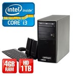 Ficha técnica e caractérísticas do produto Computador INTEL Core I3 3.6GHz 4GB RAM HD 1TB Certo PC 427