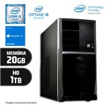 Ficha técnica e caractérísticas do produto Computador Intel Core I3 7ª Geração 20GB HD 1TB Windows 10 Certo PC SMART 053