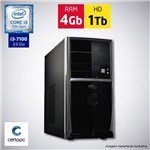 Ficha técnica e caractérísticas do produto Computador Intel Core I3 7ª Geração 4GB HD 1TB Certo PC SMART 016