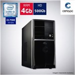 Ficha técnica e caractérísticas do produto Computador Intel Core I3 7ª Geração 4GB HD 500GB Certo PC SMART 001