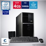 Ficha técnica e caractérísticas do produto Computador Intel Core I3 7ª Geração 4GB HD 500GB Certo PC SMART 003