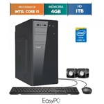 Ficha técnica e caractérísticas do produto Computador Intel Core I3 3.3ghz, 4GB DDR3, 1TB, HDMI FullHD, Áudio 5.1, EasyPC Standard