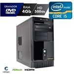 Ficha técnica e caractérísticas do produto Computador Intel Core I5 4GB HD 500GB DVD Certo PC Desempenho 518 AR