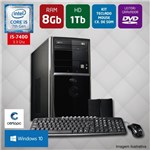 Ficha técnica e caractérísticas do produto Computador Intel Core I5 7ª Geração 8GB HD 1TB DVD Windows 10 Certo PC SELECT 034