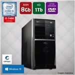 Ficha técnica e caractérísticas do produto Computador Intel Core I5 7ª Geração 8GB HD 1TB DVD Windows 10 Certo PC SELECT 032
