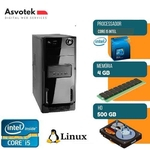 Ficha técnica e caractérísticas do produto Computador Intel Core I5 8gb Hd500 Asvotek Asi524500