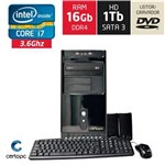 Ficha técnica e caractérísticas do produto Computador Intel Core I7 16gb Hd 1tb Dvd Certo Pc Desempenho 919