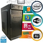 Ficha técnica e caractérísticas do produto Computador Intel Dual Core 4 GB Hd 500 GB Windows 7 Wi-fi