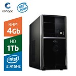 Ficha técnica e caractérísticas do produto Computador Intel Dual Core 2.41GHz 4GB HD 1TB Certo PC Fit 025