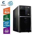 Ficha técnica e caractérísticas do produto Computador Intel Dual Core 2.41GHz 4GB HD 1TB DVD Certo PC FIT 026