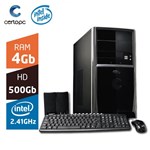 Ficha técnica e caractérísticas do produto Computador Intel Dual Core 2.41GHz 4GB HD 500GB Certo PC FIT 003