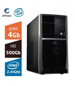 Ficha técnica e caractérísticas do produto Computador Intel Dual Core 2.41GHz 4GB HD 500GB Certo PC FIT 001