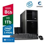 Ficha técnica e caractérísticas do produto Computador Intel Dual Core 2.41ghz 8gb Hd 1tb com Windows 10 Certo Pc Fit 079