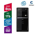 Ficha técnica e caractérísticas do produto Computador Intel Dual Core 2.41GHz 8GB HD 1TB DVD Certo PC FIT 1074