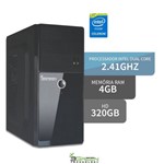 Ficha técnica e caractérísticas do produto Computador Intel Dual Core 4gb HD 320gb Hdmi 3green Triumph Business Desktop