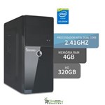 Ficha técnica e caractérísticas do produto Computador Intel Dual Core 4GB HD 320GB Hdmi 3GREEN Triumph Business Desktop