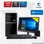 Computador + Monitor 21” Intel Dual Core 2.41GHz 4GB HD 1TB Windows 10 SL Certo PC Fit 1118