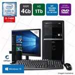 Ficha técnica e caractérísticas do produto Computador + Monitor 15 Intel Core I5 7ª Geração 4GB HD 1TB DVD Windows 10 Certo PC SELECT 025