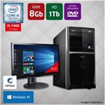 Ficha técnica e caractérísticas do produto Computador + Monitor 19,5’’ Intel Core I5 7ª Ger 8GB HD 1TB DVD Windows 10 Certo PC SELECT 040