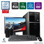 Ficha técnica e caractérísticas do produto Computador + Monitor 19,5 Intel Core I5 7ª Geração 4GB HD 1TB DVD Certo PC SELECT 027