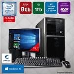 Computador + Monitor 19,5 Intel Core I5 7ª Geração 8GB HD 1TB DVD Windows 10 Certo PC SELECT 042