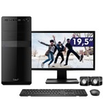 Ficha técnica e caractérísticas do produto Computador + Monitor LED 19.5" Intel Dual Core 2.41Ghz 2GB HD 500GB Windows 10 Mouse Teclado EasyPC