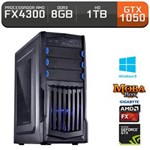 Ficha técnica e caractérísticas do produto Computador Neologic Gamer Moba Box Amd FX4300, Gtx 1050, 8gb, 1tb, Win 8 - Nli67045