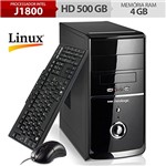 Ficha técnica e caractérísticas do produto Computador Neologic NLI48281 Dual Core J1800 4GB Ram 500GB Linux