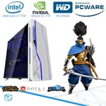 Ficha técnica e caractérísticas do produto Computador Pc Cpu Gamer Intel Core I7 7700 Octacore 4.2 Ghz HDMI 4Gb Nvidia Gforce GT710 Bg-009 Branco